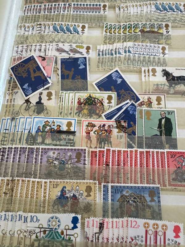 Britain and Swaziland stamps