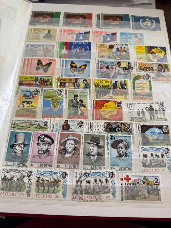 LESOTHO STAMP ALBUM