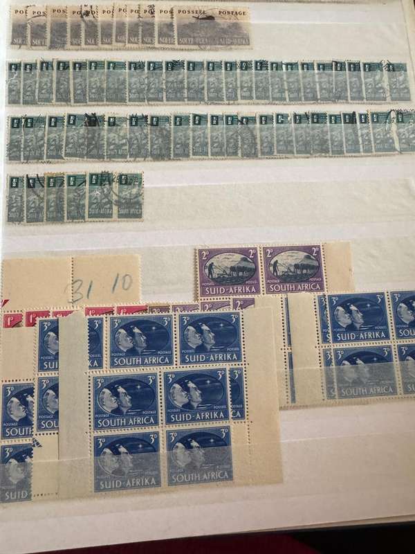 UNION OF SOUTH AFRICA STAMP ALBUM