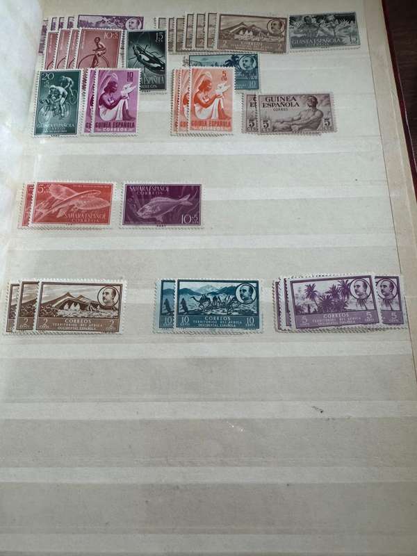 Rhodesis, Sudan, Guinea, Tanzania used stamps