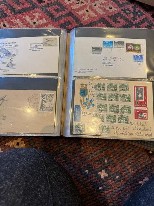 60 page postal material from all over the world