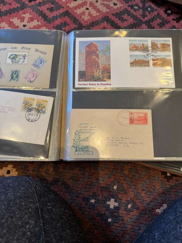 60 page postal material from all over the world