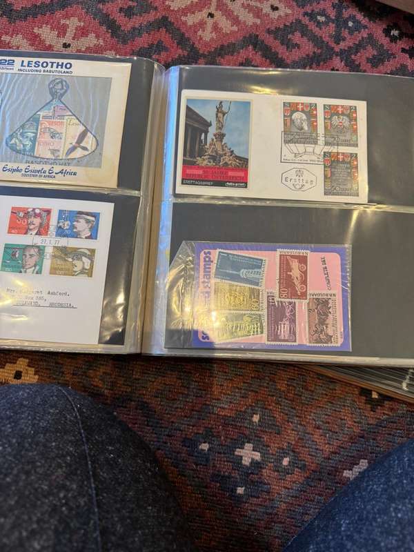 60 page postal material from all over the world
