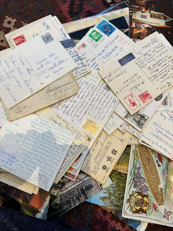 postcards x100 used