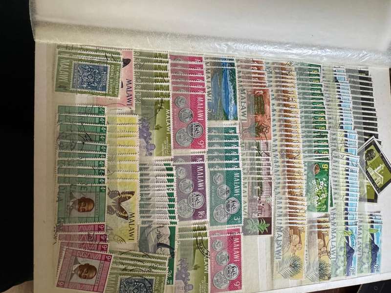 Stamp Album  Malawi, Nyasaland, Rhodesia and Nyasaland