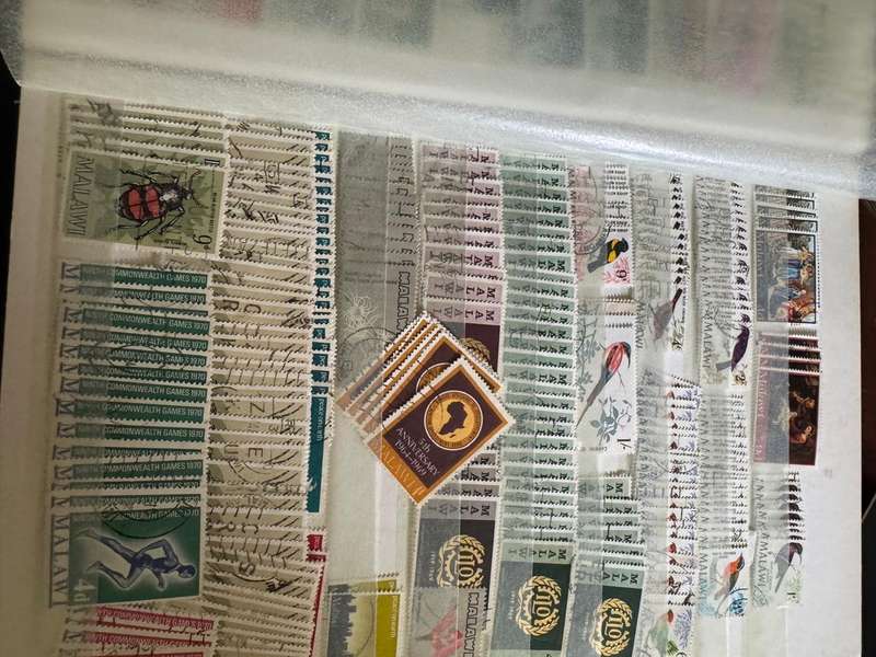 Stamp Album  Malawi, Nyasaland, Rhodesia and Nyasaland