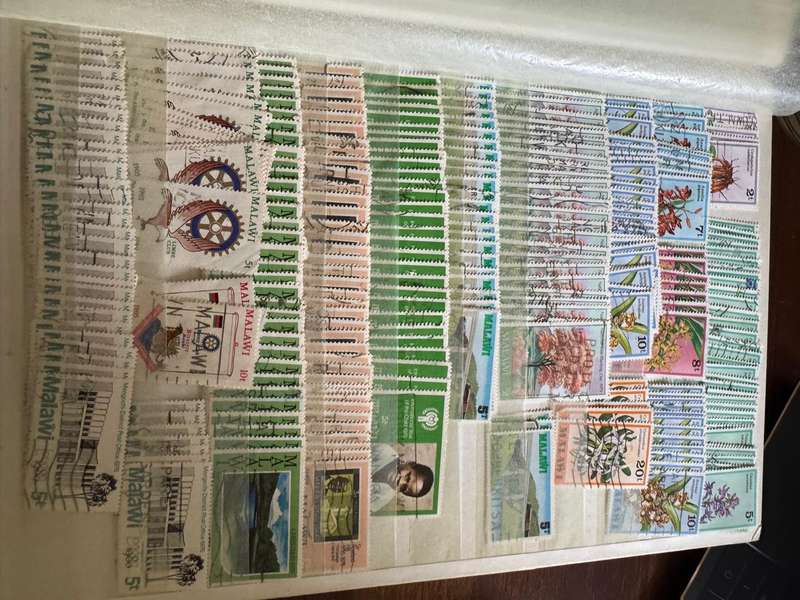 Stamp Album  Malawi, Nyasaland, Rhodesia and Nyasaland