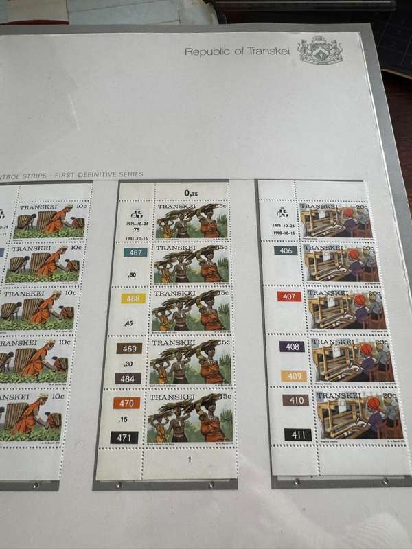 Transkei  Stamp and First Day cover album