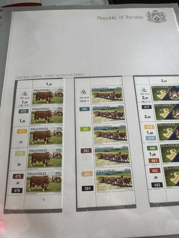 Transkei  Stamp and First Day cover album