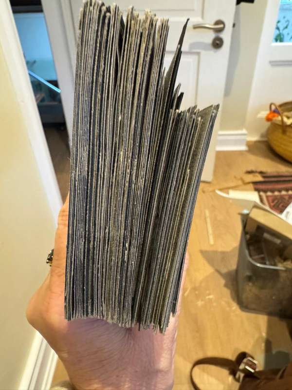 Stamp card mounts x 55