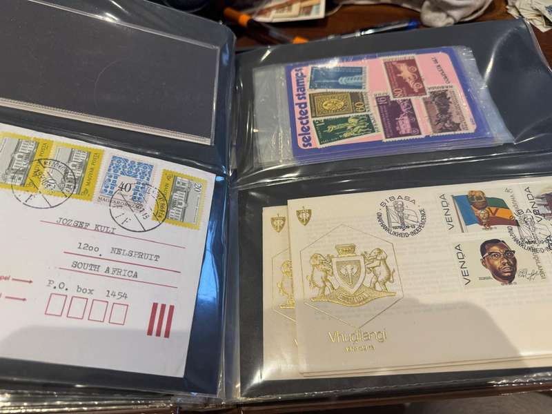 60 page First Day cover holder full of material from all over the world