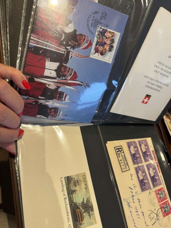 60 page First Day cover holder full of material from all over the world