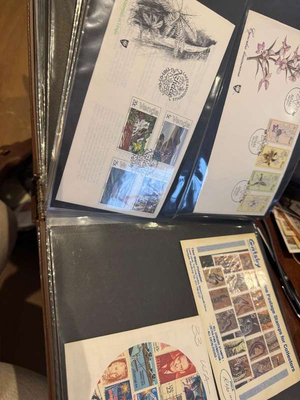 60 page First Day cover holder full of material from all over the world