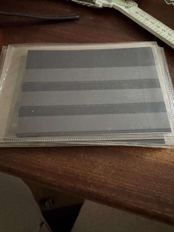Stamp Card Holder in a protective plastic pouch  x10 double sided