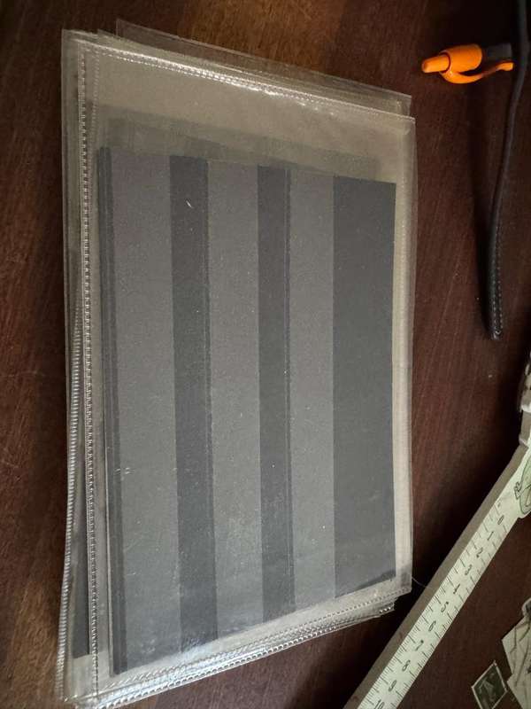 Stamp Card Holder in a protective plastic pouch  x10 double sided