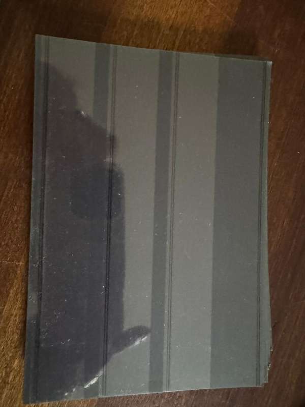 Stamp Cards with protective film on each card