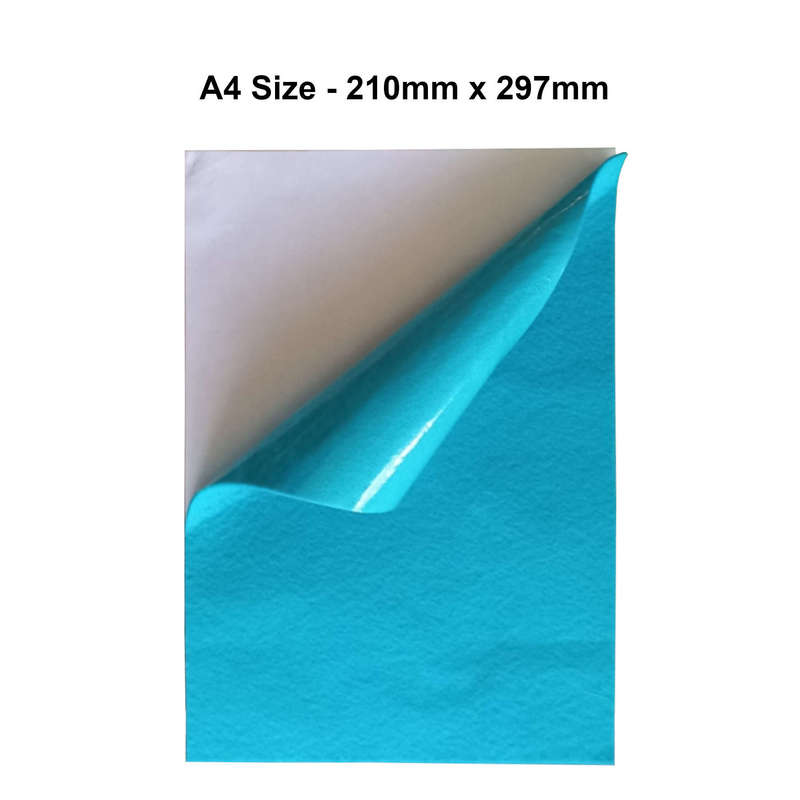 Self Adhesive Felt / Stick On Felt A4 Size - 15 Sheets in Assorted Colors