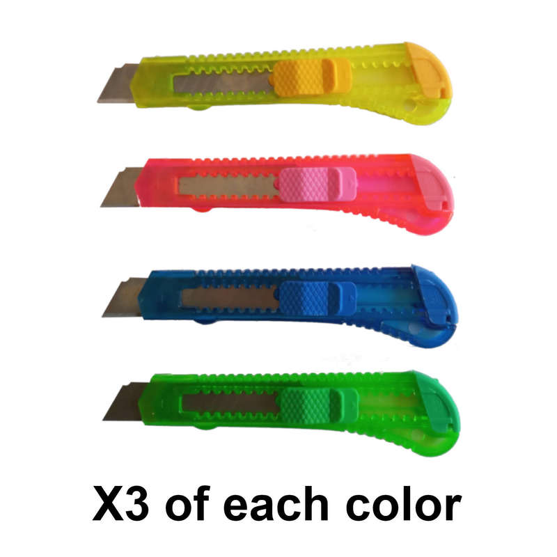 Snap Off Blades Set of 12 - 18mm