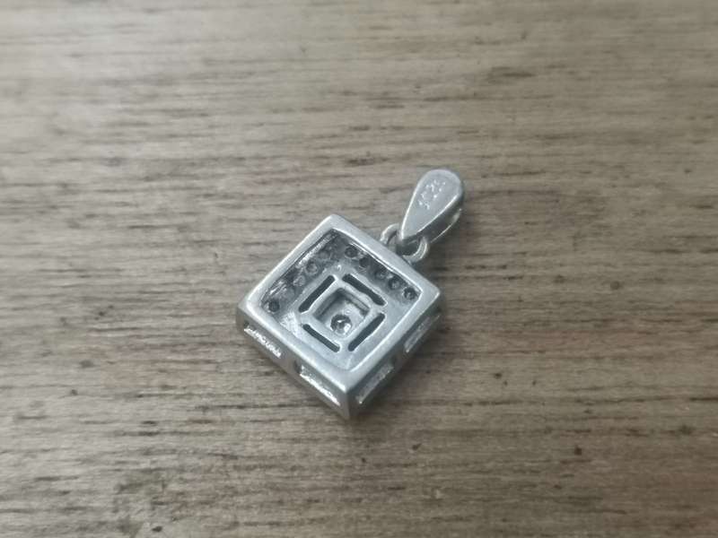 Dazzling Silver Pendant