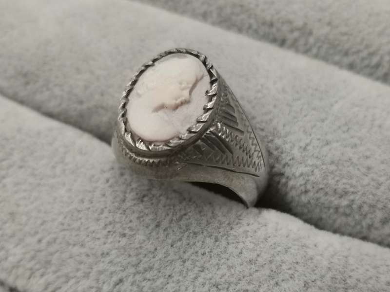 925Silver: Cameo Ring - Size S