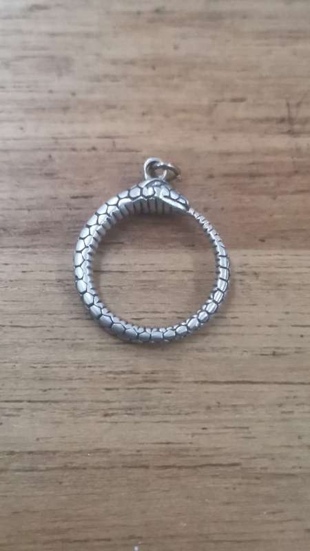 Silver Snake Pendant