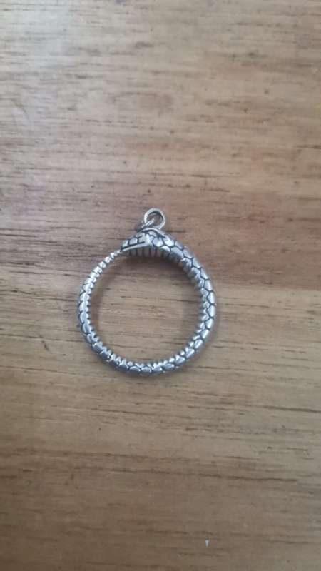 Silver Snake Pendant