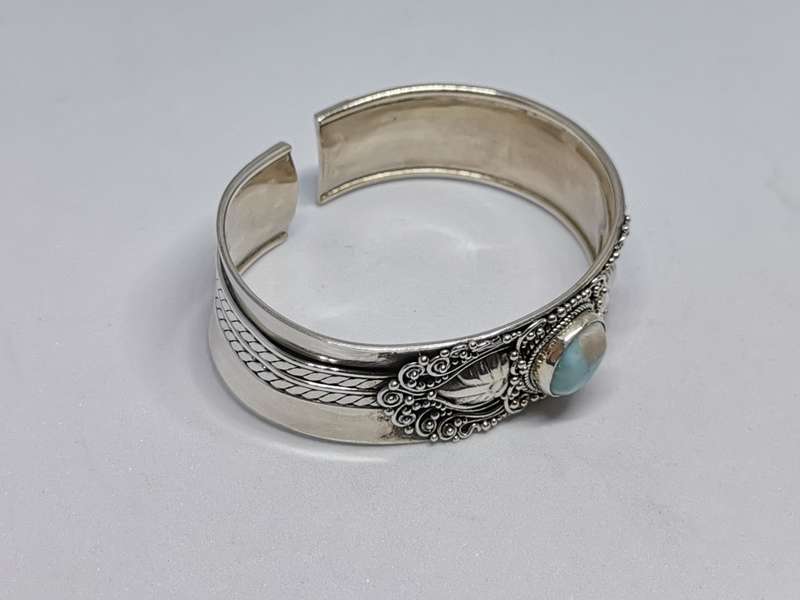 Stunning Bhoho Larimar Cuff