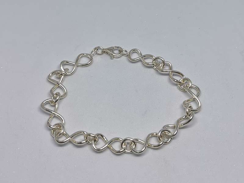 Lovely Silver Infinity Bracelet