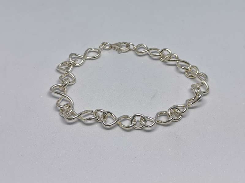Lovely Silver Infinity Bracelet