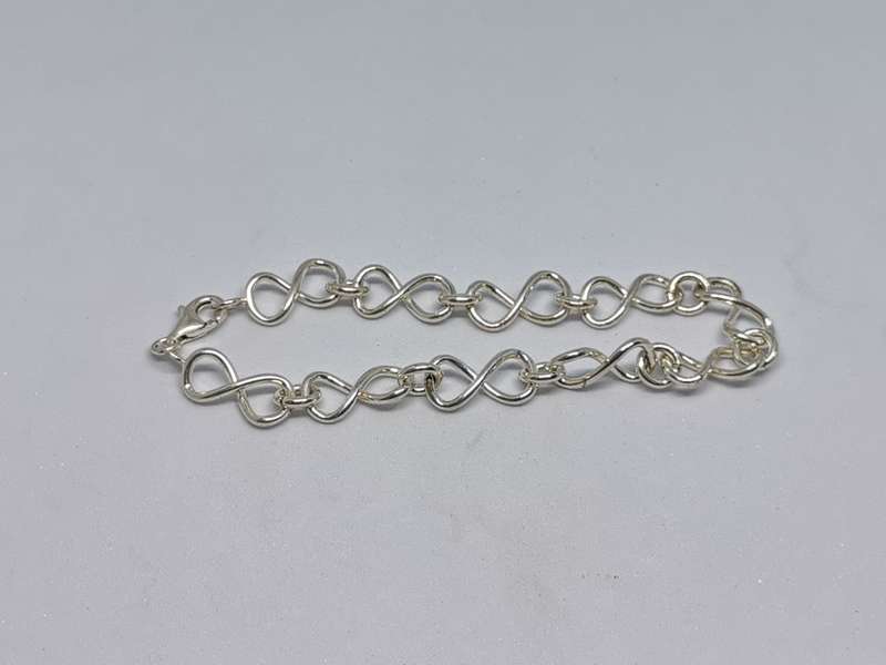 Lovely Silver Infinity Bracelet