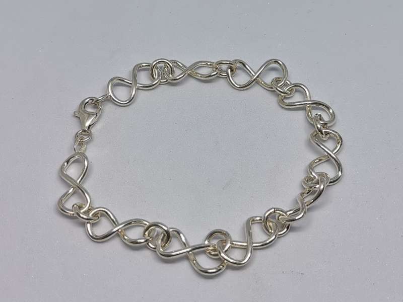 Lovely Silver Infinity Bracelet