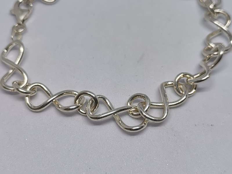 Lovely Silver Infinity Bracelet