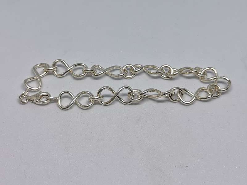Lovely Silver Infinity Bracelet