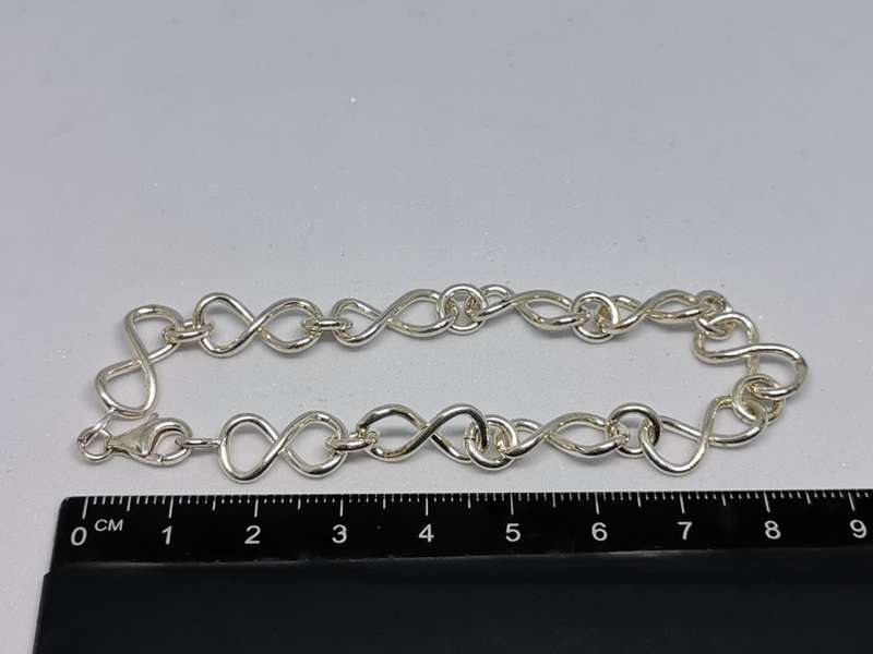 Lovely Silver Infinity Bracelet