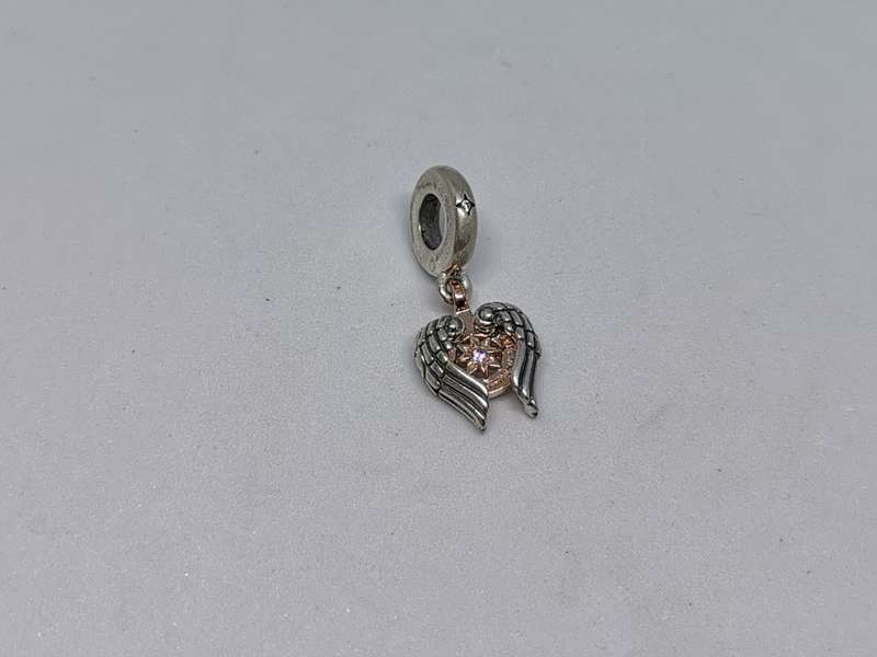 Pandora Rose Gold Plated Movable Wings Heart Charm