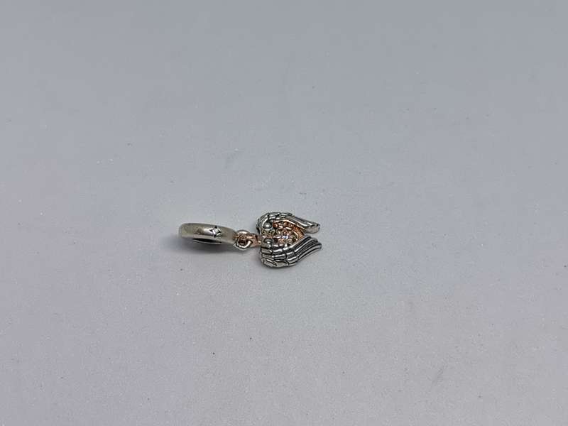 Pandora Rose Gold Plated Movable Wings Heart Charm