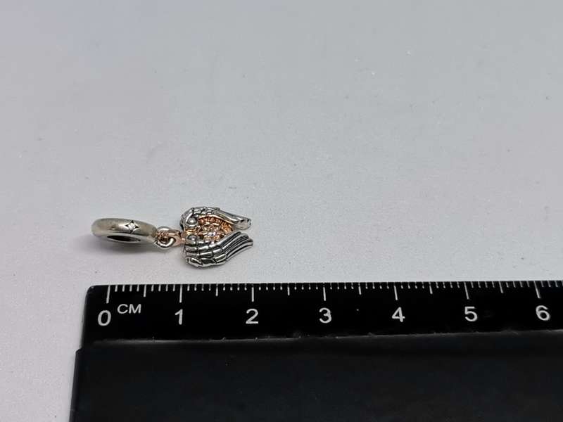 Pandora Rose Gold Plated Movable Wings Heart Charm