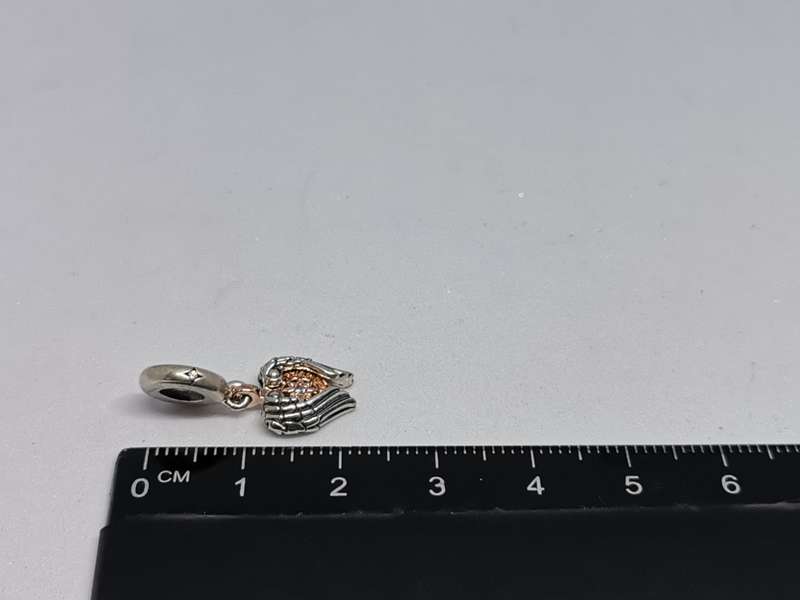 Pandora Rose Gold Plated Movable Wings Heart Charm