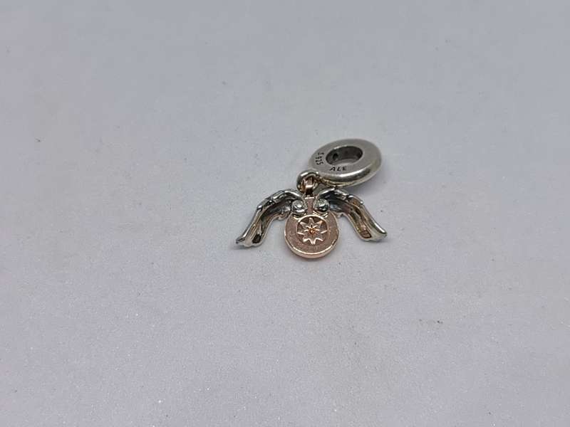 Pandora Rose Gold Plated Movable Wings Heart Charm