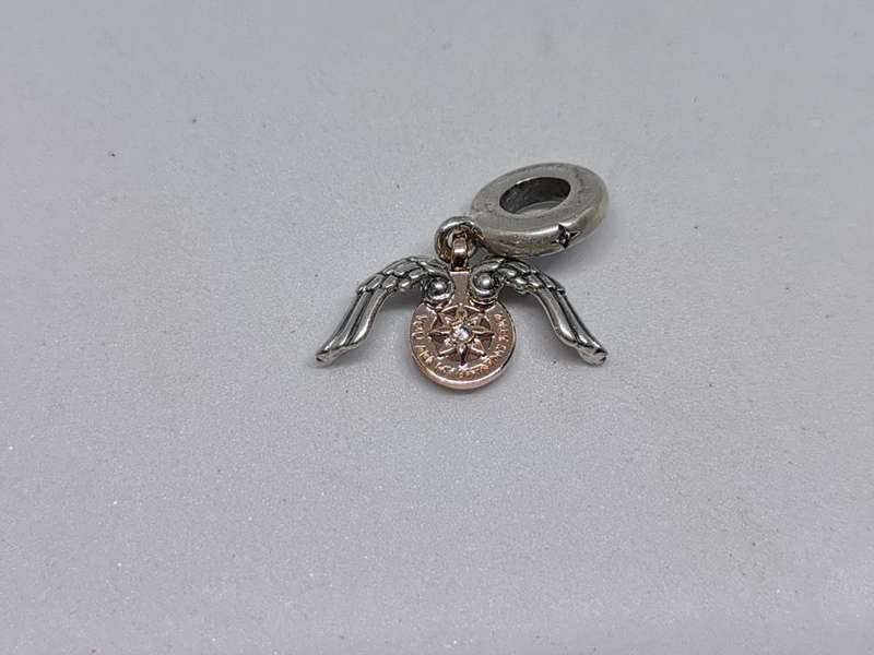 Pandora Rose Gold Plated Movable Wings Heart Charm