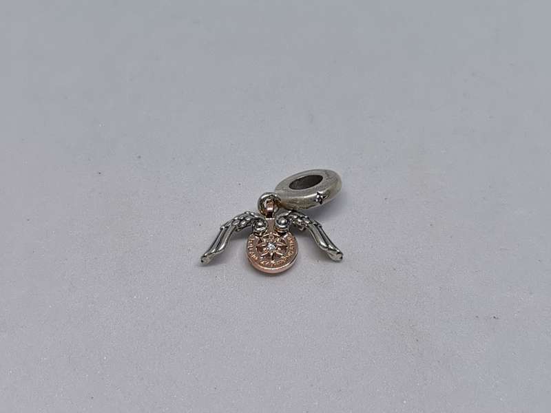 Pandora Rose Gold Plated Movable Wings Heart Charm