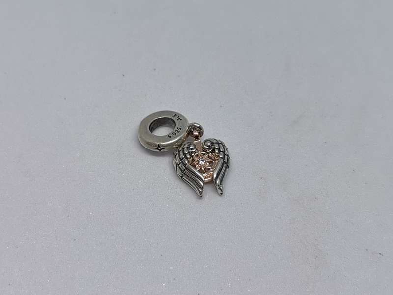 Pandora Rose Gold Plated Movable Wings Heart Charm