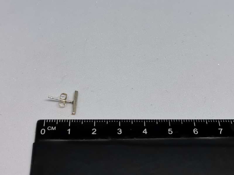 Silver Bar Earrings