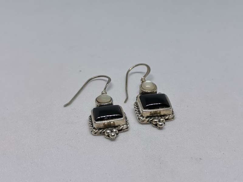 Silver Dangling Earrings