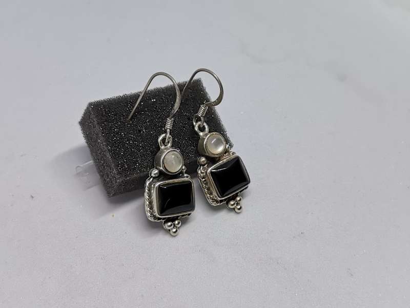 Silver Dangling Earrings