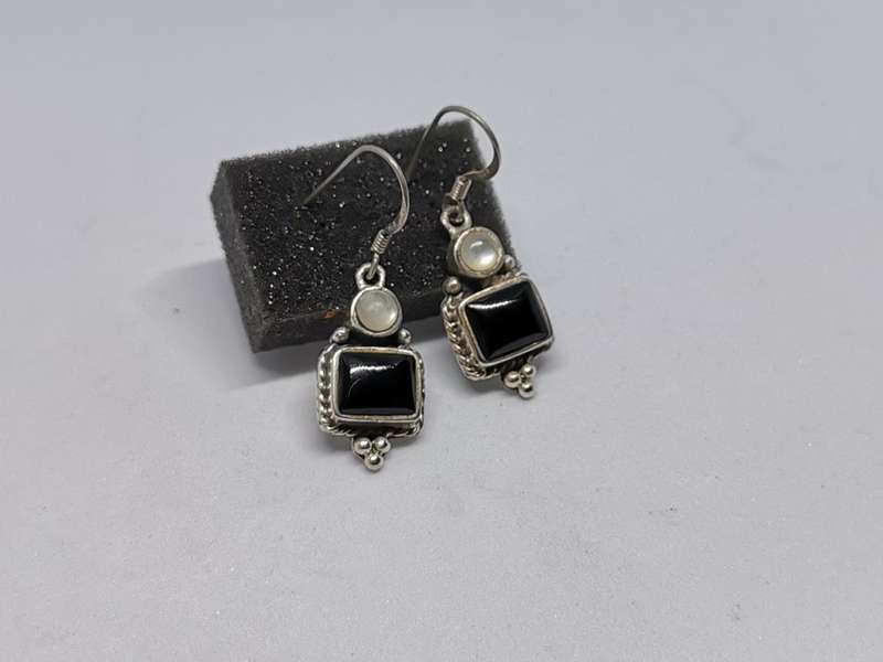 Silver Dangling Earrings