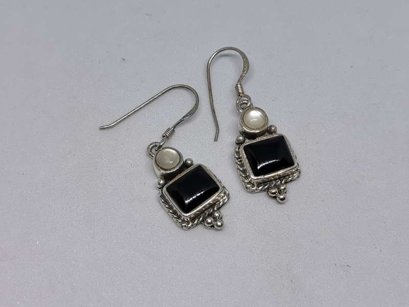 Silver Dangling Earrings