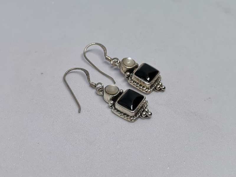 Silver Dangling Earrings