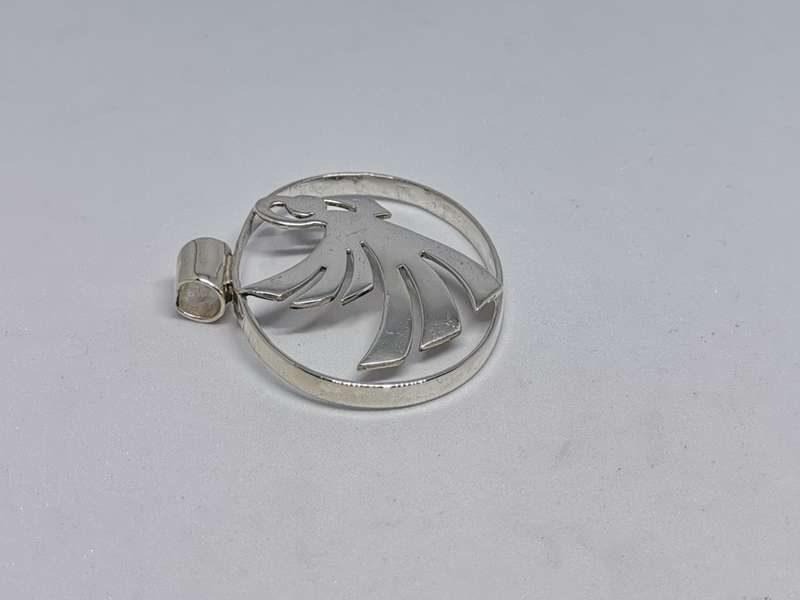 Stunning Silver Angel Pendant