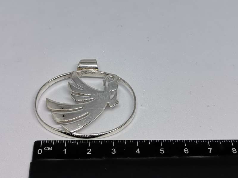Stunning Silver Angel Pendant
